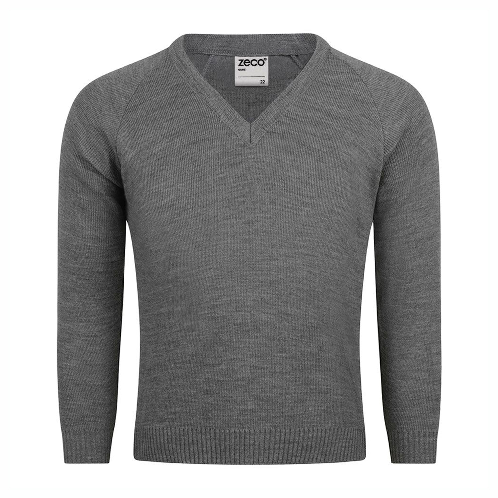 Knitted V-Neck Jumper