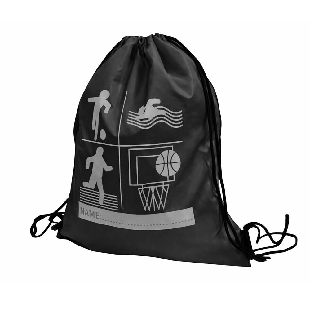 Printed PE Bags-Black