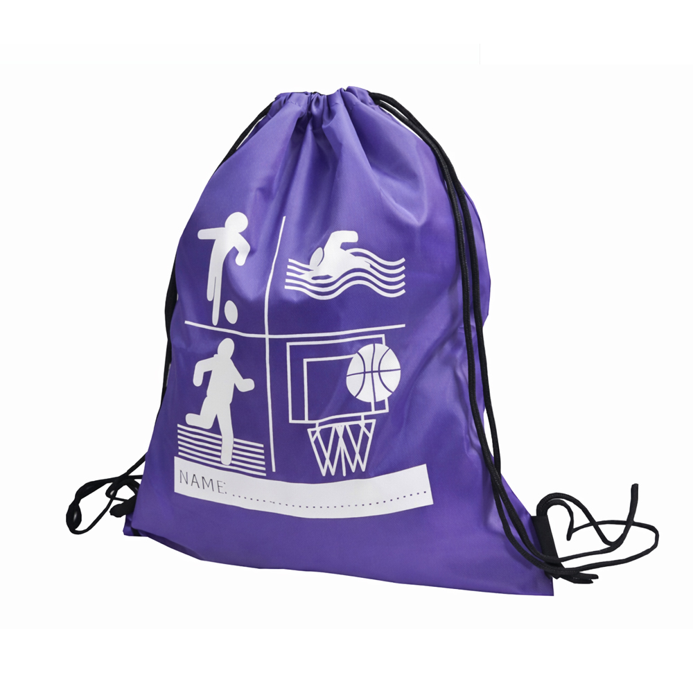 Printed PE Bags-Purple