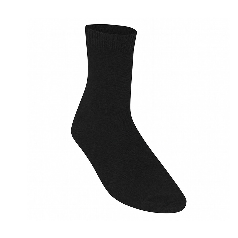 Every Day Cotton Socks - Three in a Pack (Black)