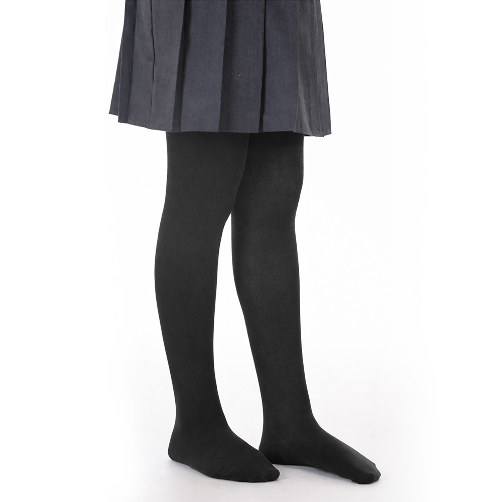 Cotton Tights- Twin Pack (Grey)