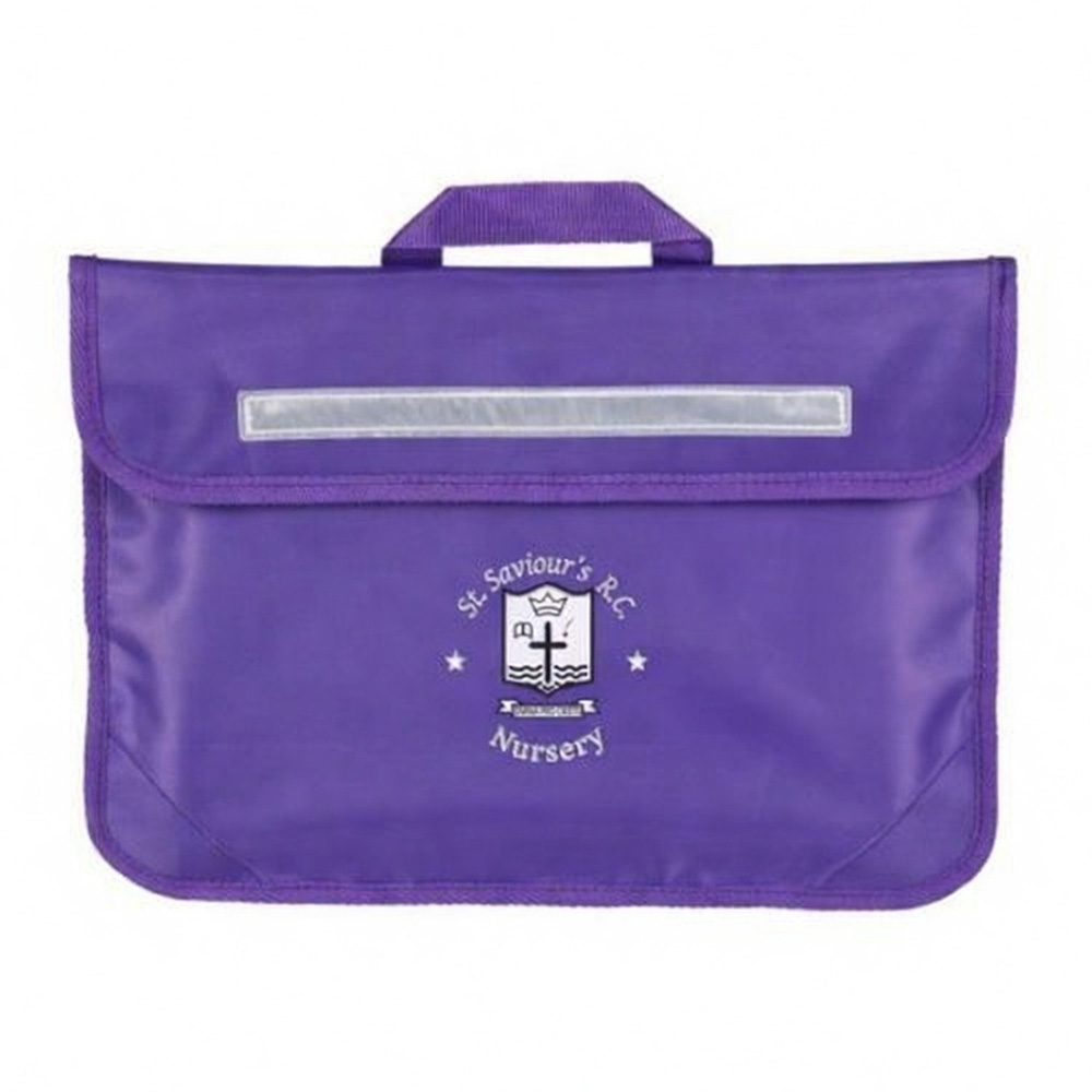 St Saviours Nursery Purple BookBag